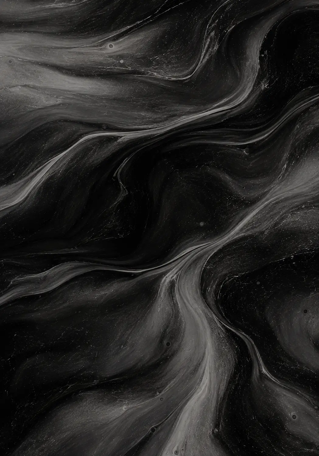 Dark flowing marble